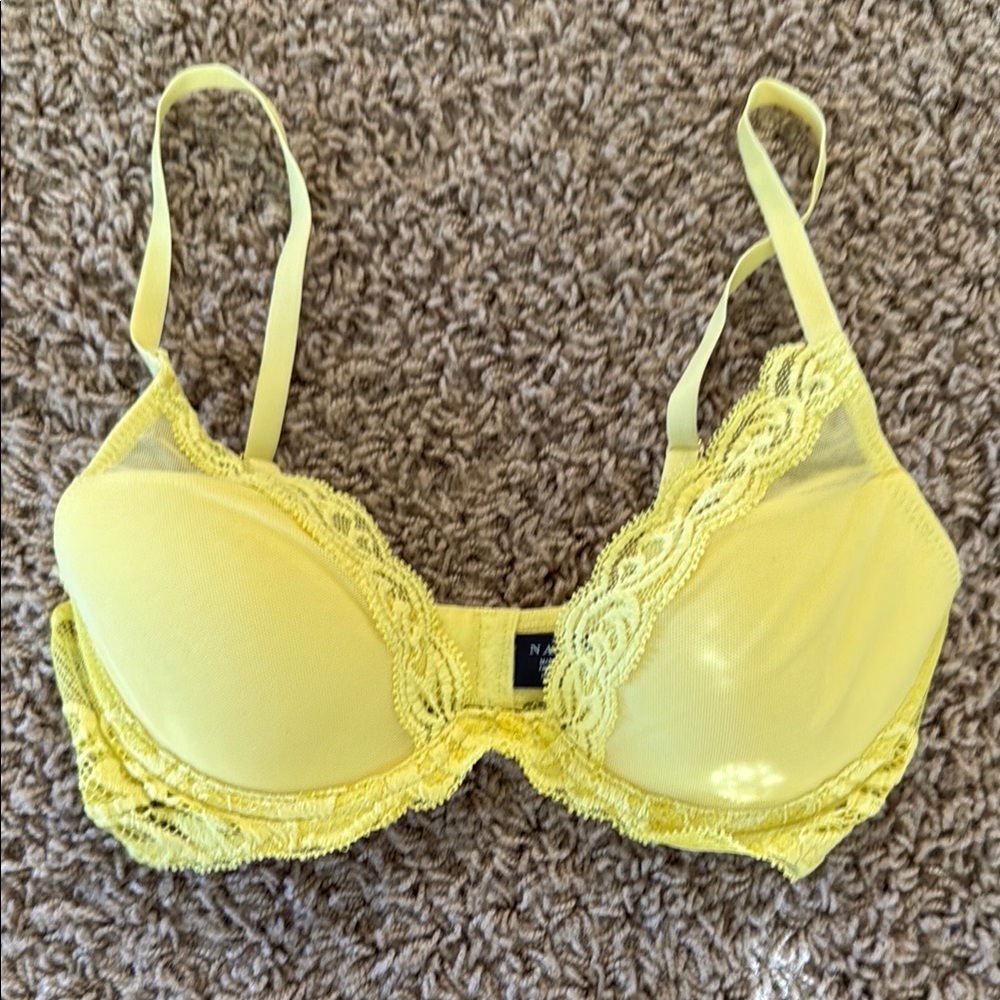 Natori Yellow Lace Bra